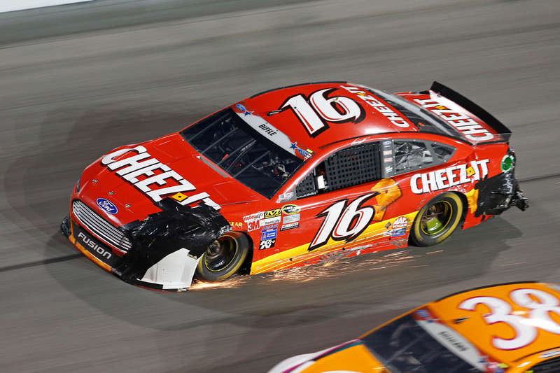 Biffle Salvages 20th-Place Finish After Being Collected In A Lap Three Accident