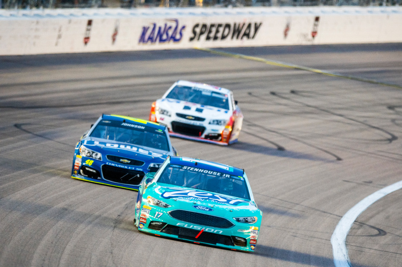 Stenhouse Jr. Drives Zest Ford to a 13th-Place Finish at Kansas