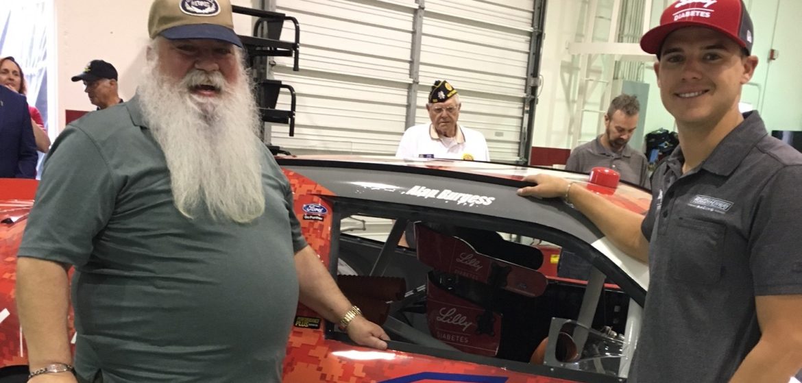 Retired US Air Force Major Alan Burgess to “Ride with Ryan” at Charlotte Motor Speedway