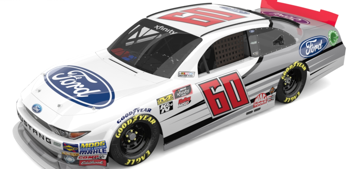 Roush Fenway Racing Debuts 2018 Scheme for No. 60 Ford Development Team