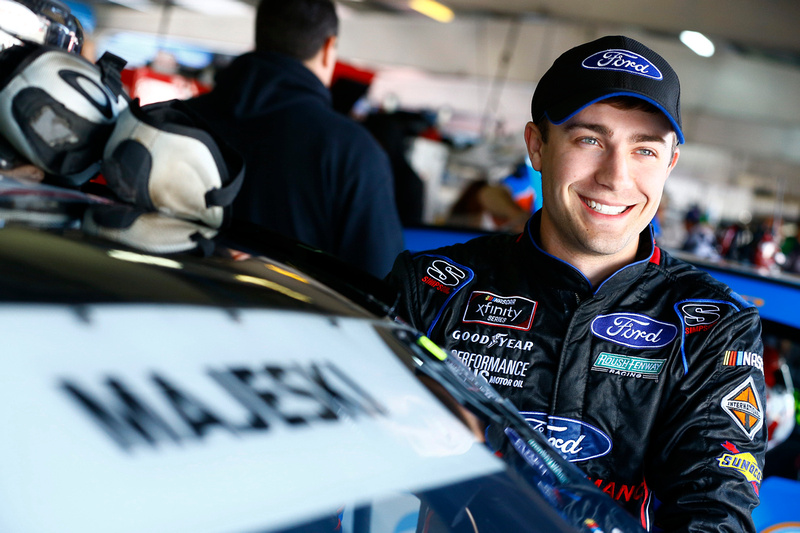 Early Accident Collects Majeski at Talladega