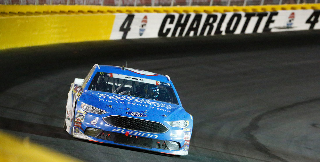 Kenseth Drives Wyndham Rewards Ford to a 17th-Place Finish at Charlotte