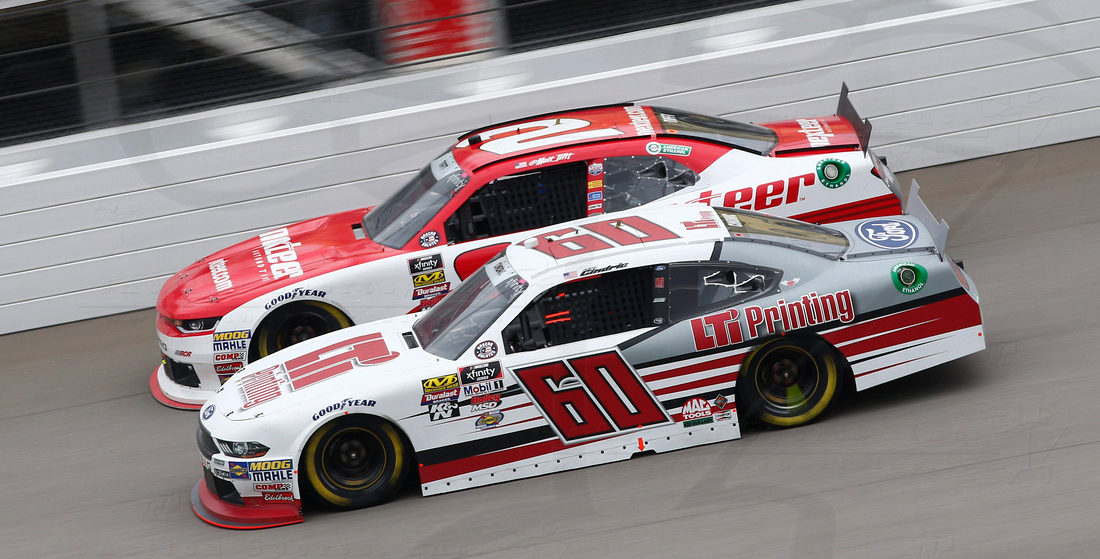 Cindric Scores 23rd-Place Finish in Michigan