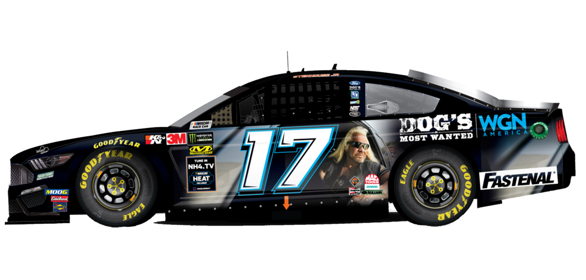 “Dog’s Most Wanted” to Ride with Stenhouse Jr. at Famed Southern 500