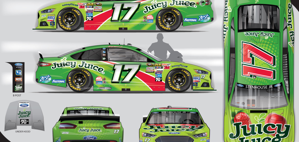 Stenhouse Jr. To Team With Juicy Juice At Charlotte October Race
