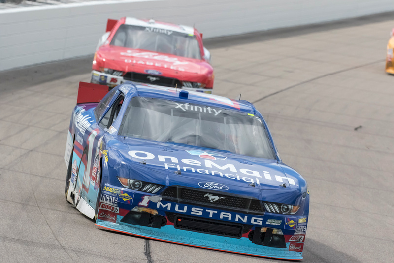 Sadler Rides OneMain Mustang To Monster Mile