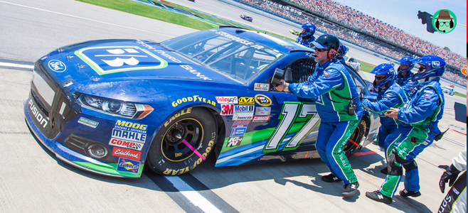 Stenhouse Jr. Drives Fastenal Ford To A 29th-Place Finish At Las Vegas