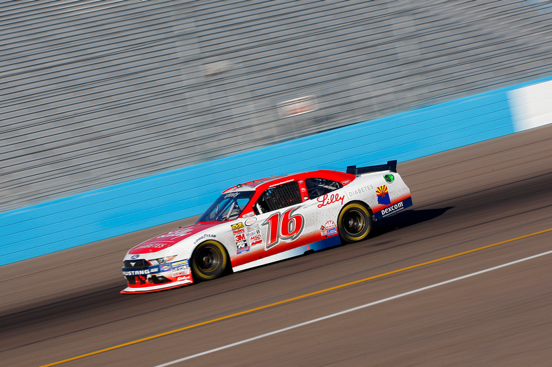 Reed Finishes 23rd at Phoenix after Blown Tire