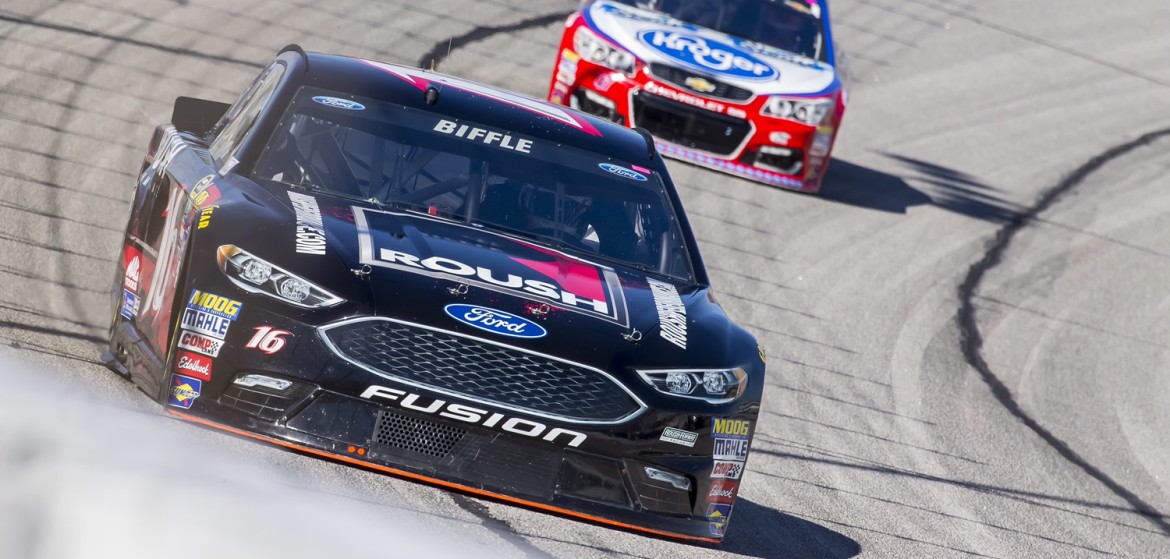 Biffle Drives No. 16 Roush Performance Ford to a 13th-Place Finish in Atlanta