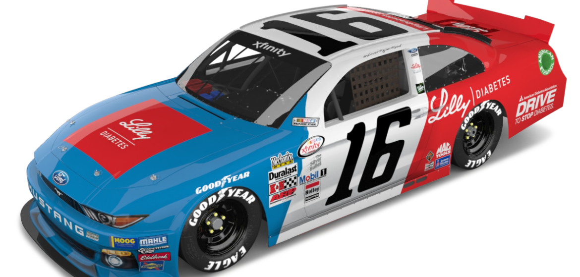Roush Fenway Racing and Ryan Reed Unveil Darlington Throwback Scheme