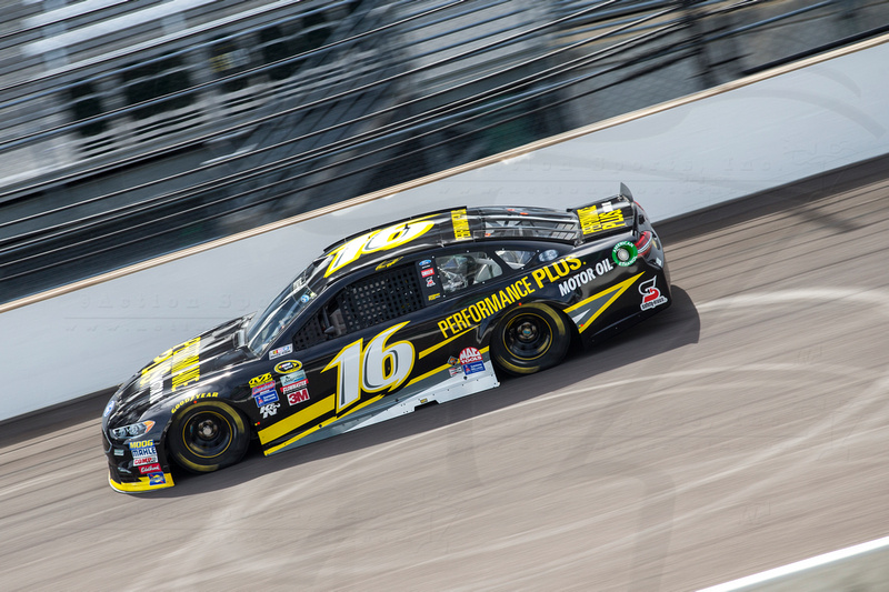 Biffle’s Brickyard Hopes Cut Short by Flat Tire