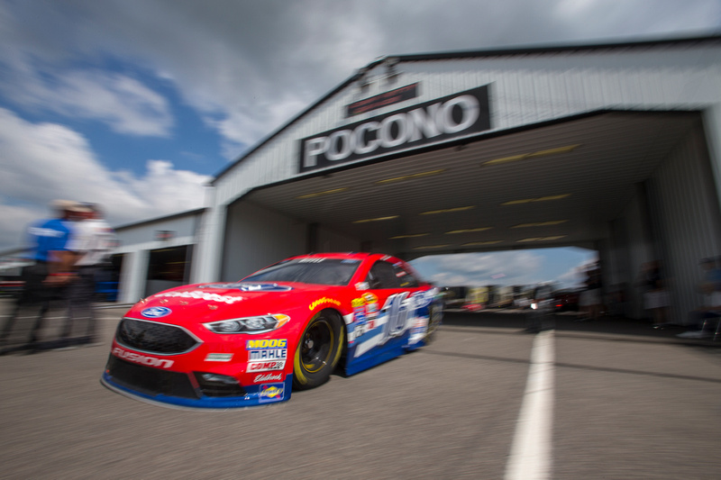 Biffle Finishes 25th in Weather-Shortened Pocono Race