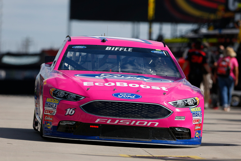 Biffle Collected in Mid-Race Restart at Charlotte