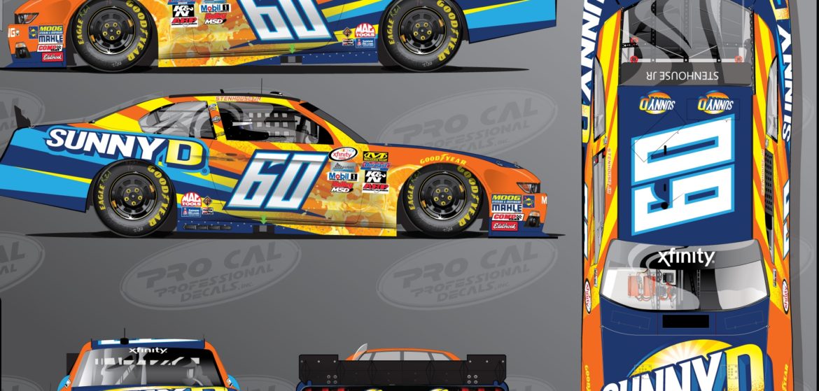 Stenhouse Jr. Returns to the NASCAR XFINITY Series in the No. 60 SunnyD Ford at Phoenix