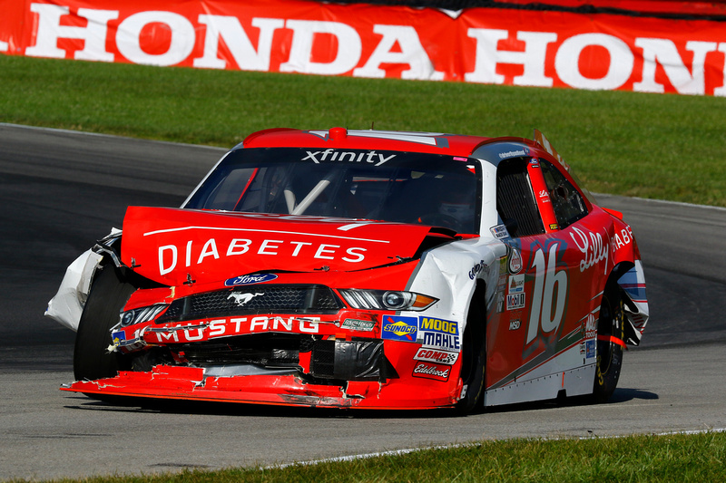 Reed Collected in Accident at Mid-Ohio