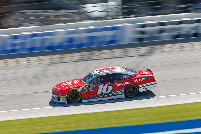 Reed Collected Mid-Race at Chicago