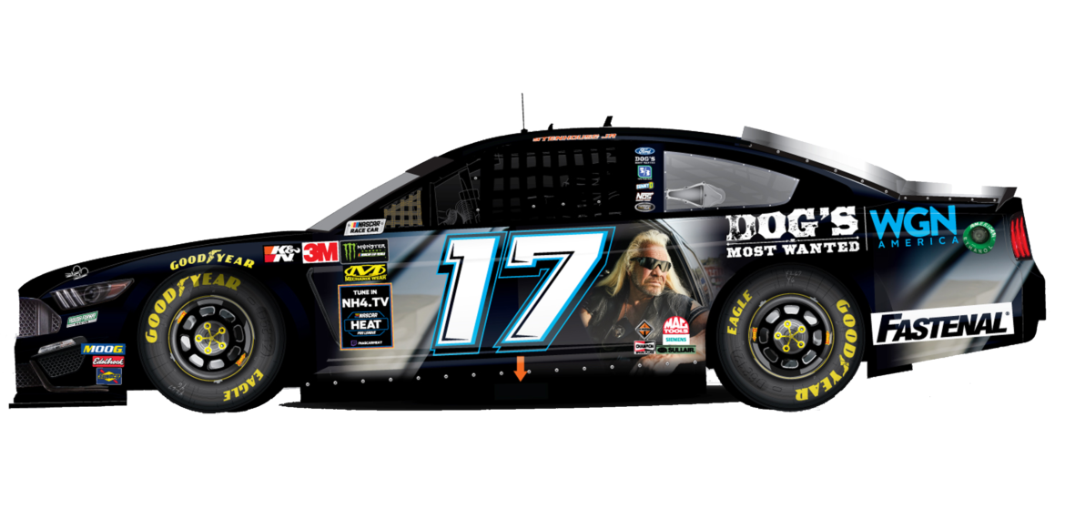 “Dog’s Most Wanted” to Ride with Stenhouse Jr. at Famed Southern 500