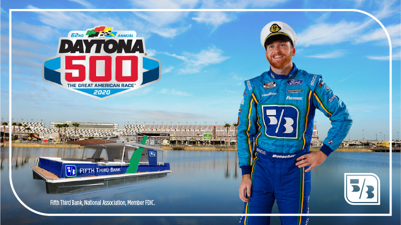 Ahoy! Fifth Third Bank to Cruise Daytona International Speedway in ‘S.S. Better’ at Daytona Speedweeks