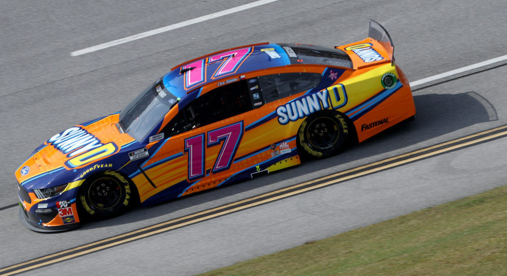 Buescher Wins First Stage, Finishes 6th in Triple Overtime at Talladega