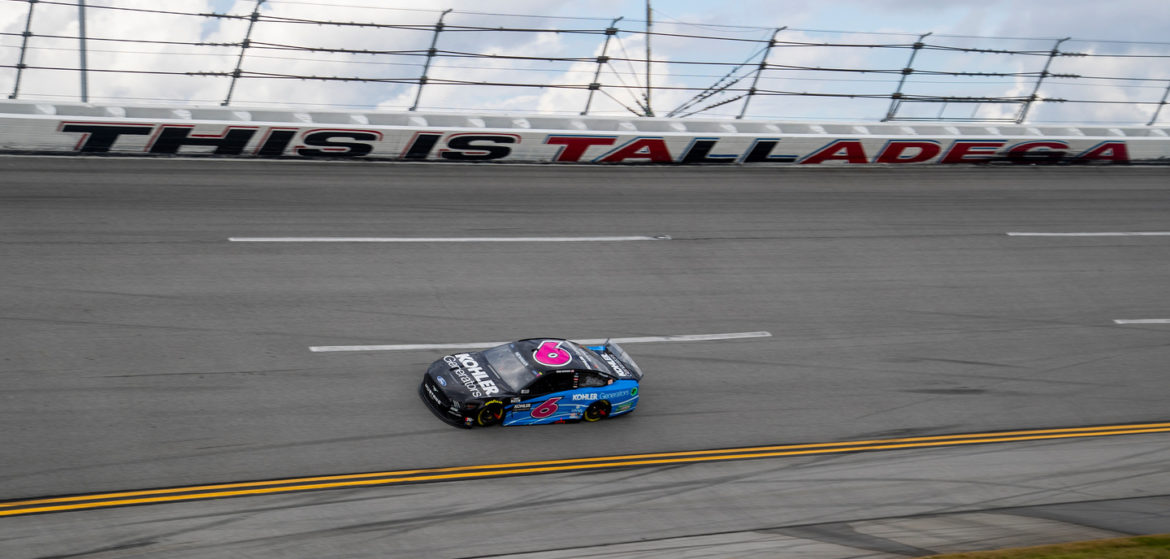 Newman Finishes 21st in Rain-Shortened Talladega Race