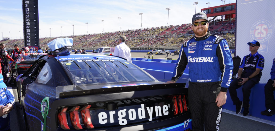 Mid-Race Spin Ends Buescher’s Day Early at Fontana