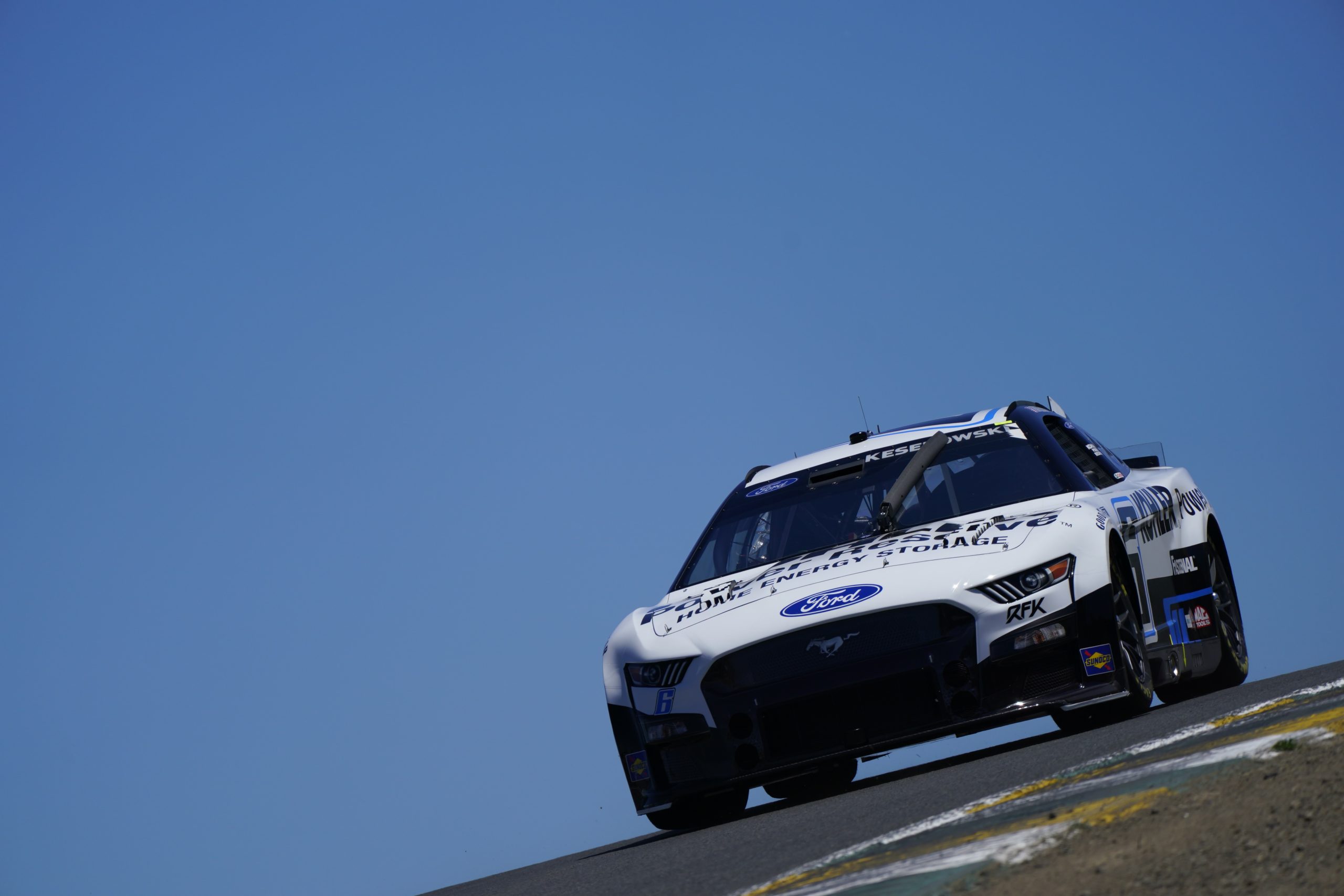 Keselowski Battles Hard, Earns Top-10 Finish in Sonoma