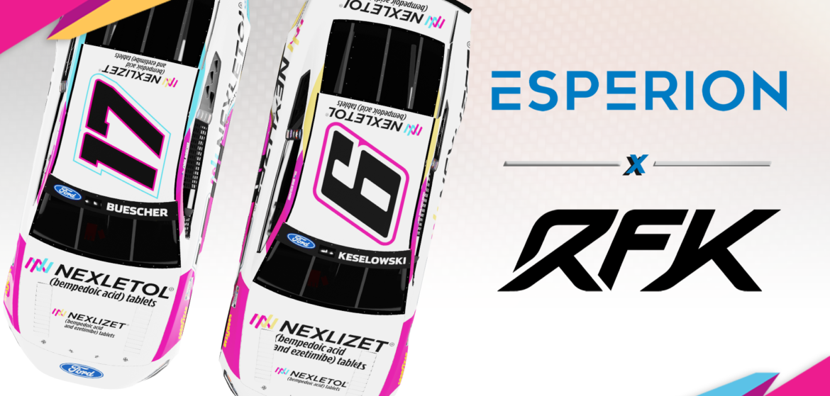 RFK Announces Team-Wide Partnership with Esperion Therapeutics; Includes Primary Partnership for Brad Keselowski at the ’23 Daytona 500