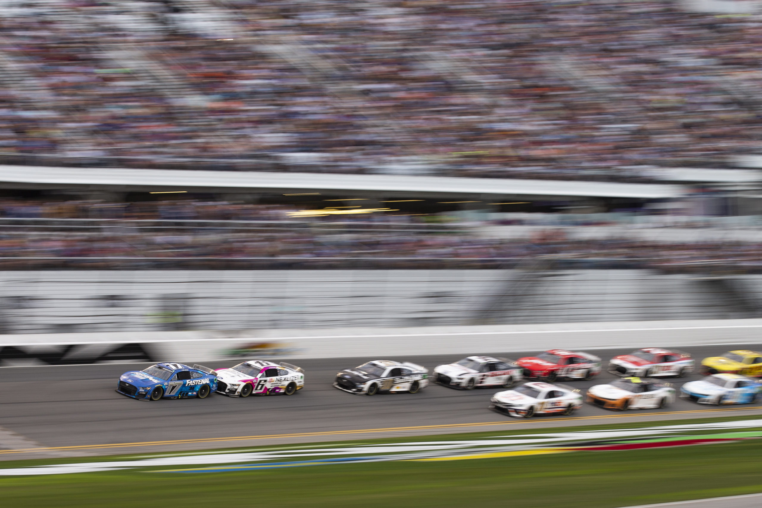 Buescher Leads Second-Most Laps, Finishes Fourth in Wild Daytona 500 Ending