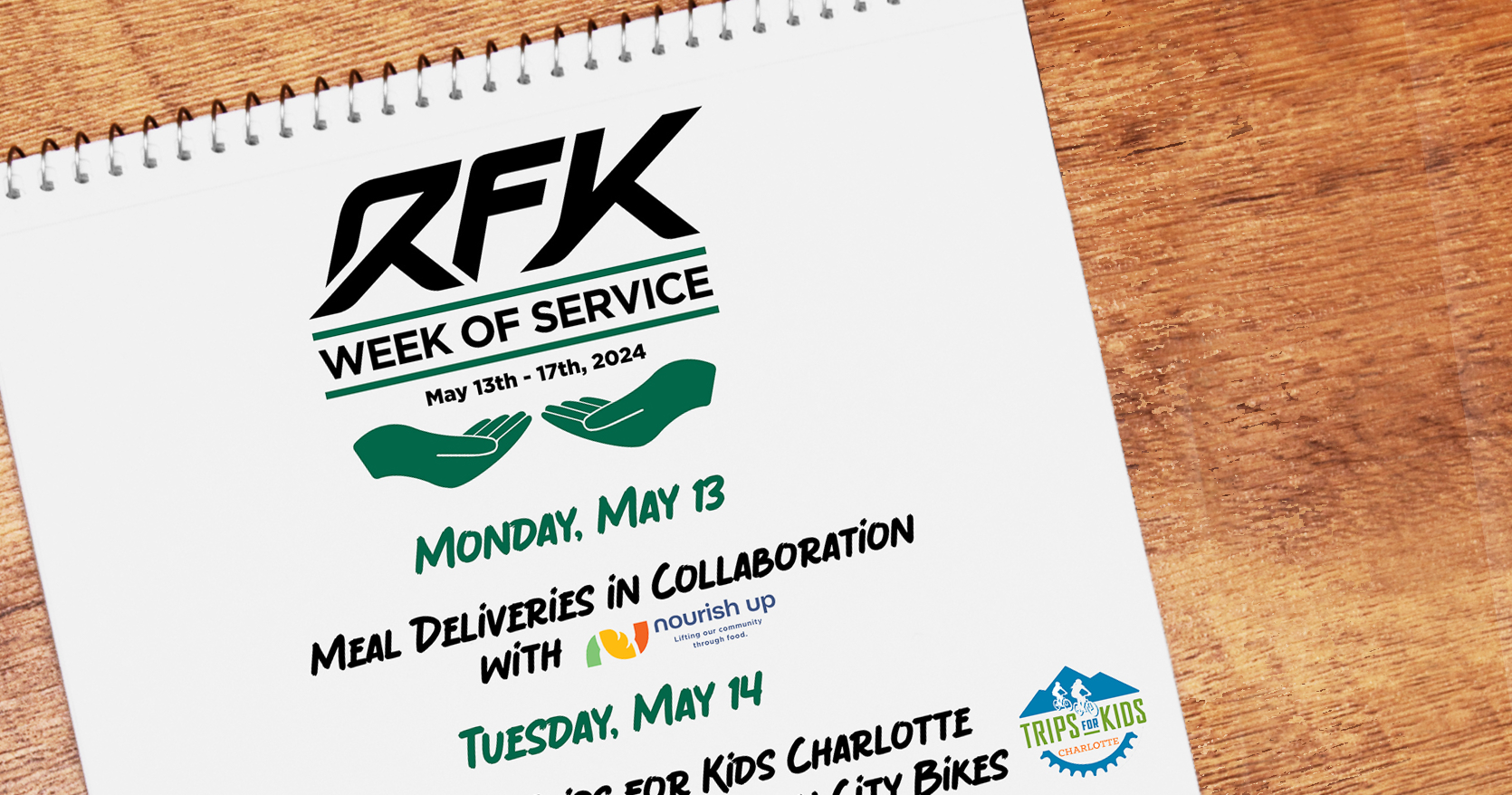 RFK Announces Second Annual Week of Service